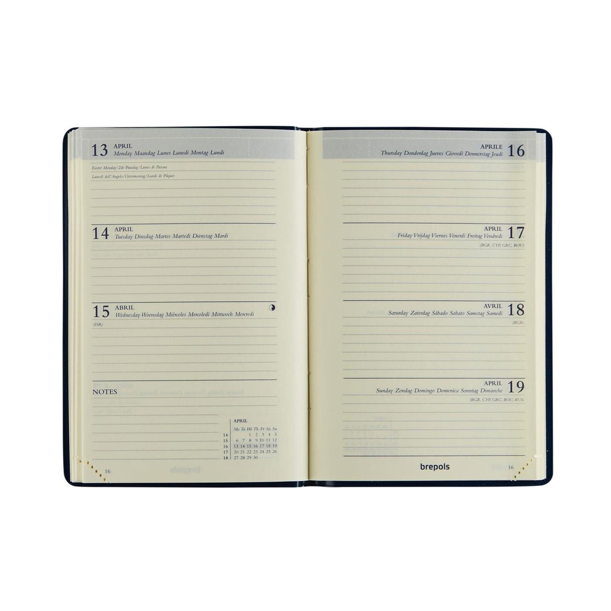 Agenda Brepols delta seta 2026 czarna