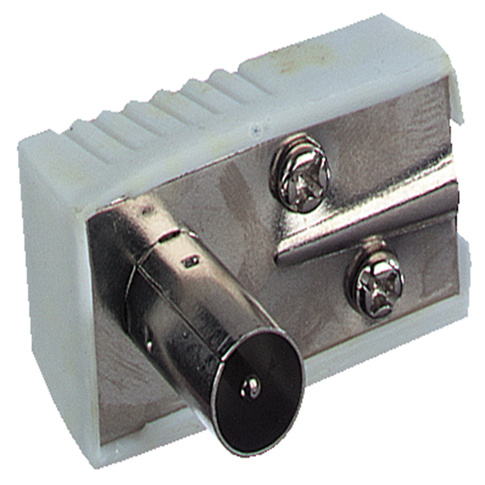 Basic coax plug right angle