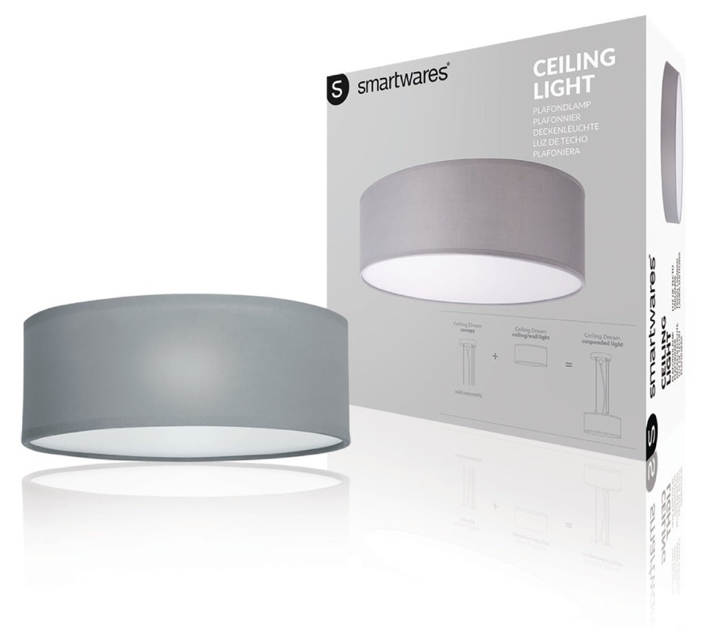 Ranex ra-1000465 mia led ceiling lamp 30cm gray