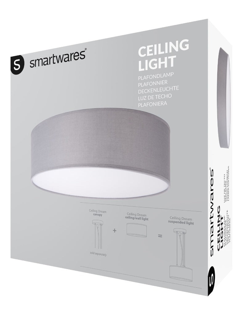 Ranex ra-1000465 mia led ceiling lamp 30cm gray