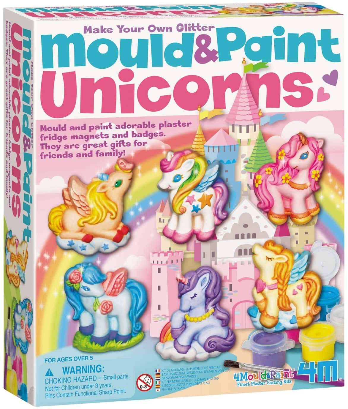 4m Plaster Casting and Painting: Unicorn 8-Piece