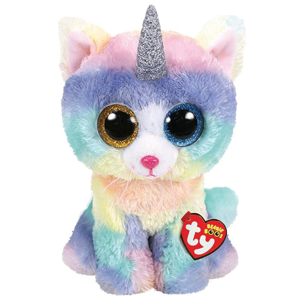 Ty beanie boo #039;s cuddly toy cat heather 24 cm