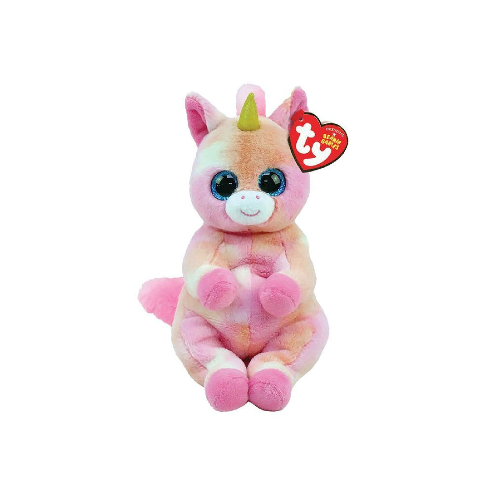 Ty beanie babies pance skylar unicorno, 15 cm