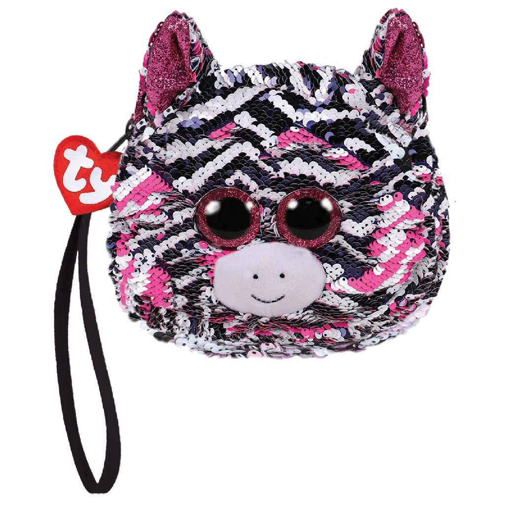 Ty fashion portefeuille zoey zèbre 13 cm