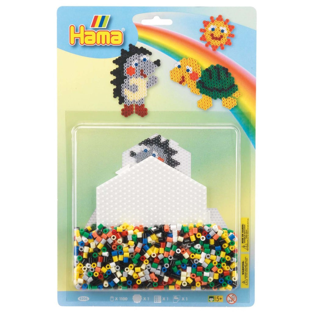 Set di perline termoadesive Hama da 1100 pezzi
