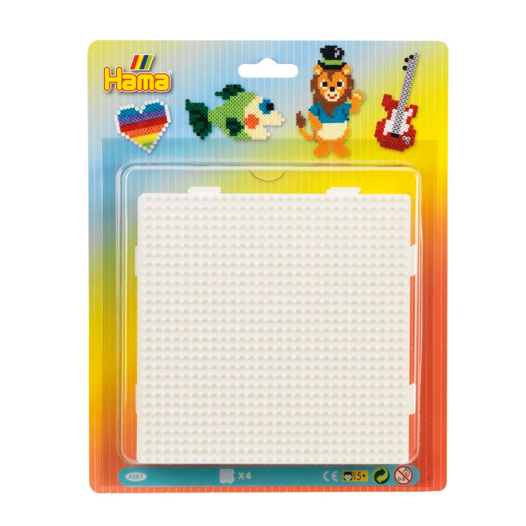 Hama ironing bead boards - squares, 4 pcs.