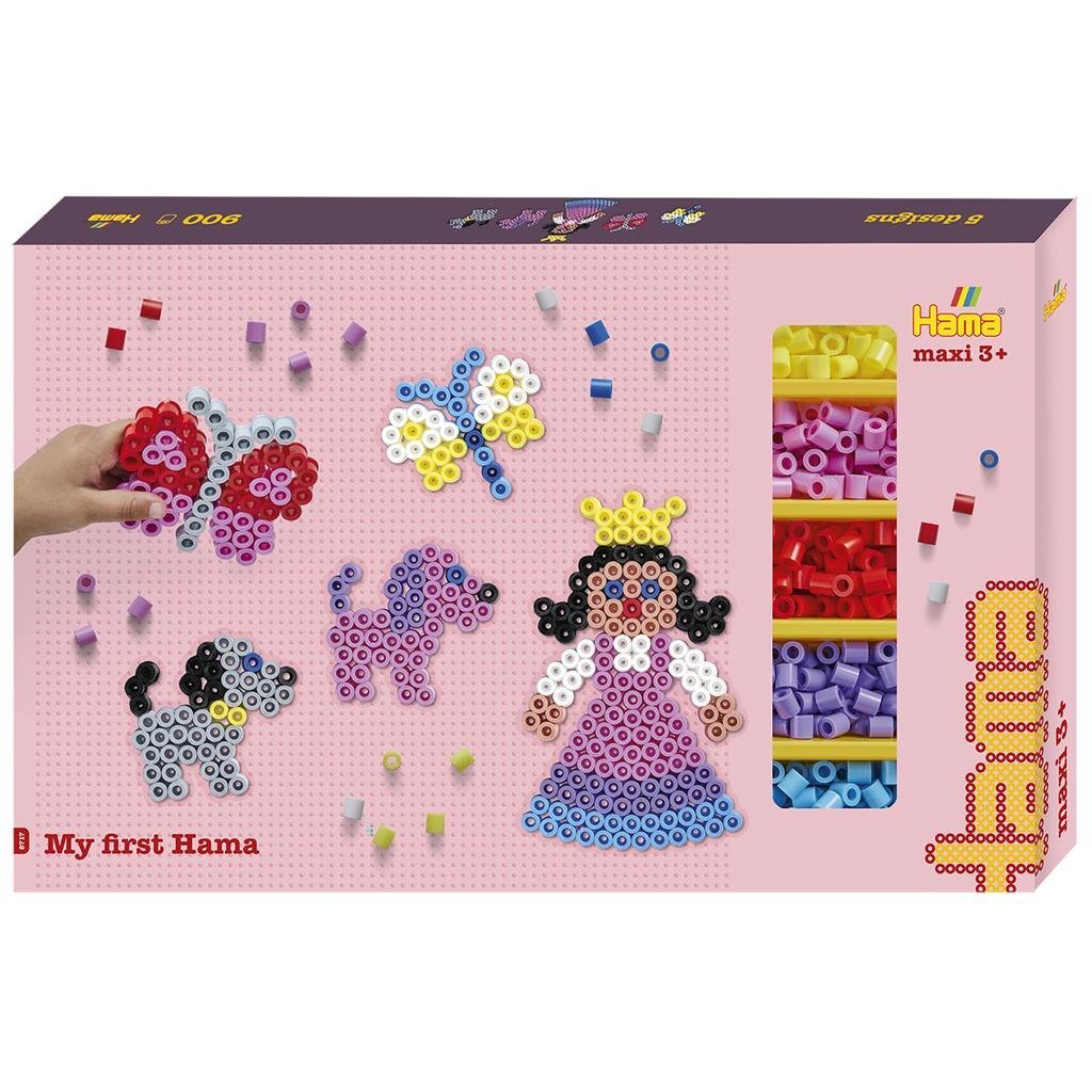 Hama Maxi String Perlen meine erste Hama -Geschenkbox 900 Papes