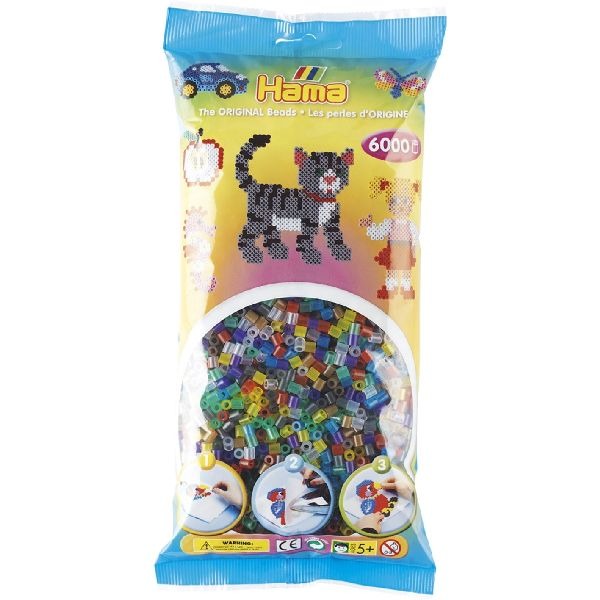 Hama Perline Termoadesive Toys 20553 Perline Termoadesive 6000 pezzi