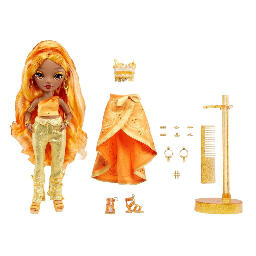 Rainbow High Poupée haute couture Rainbow High Meena + accessoires