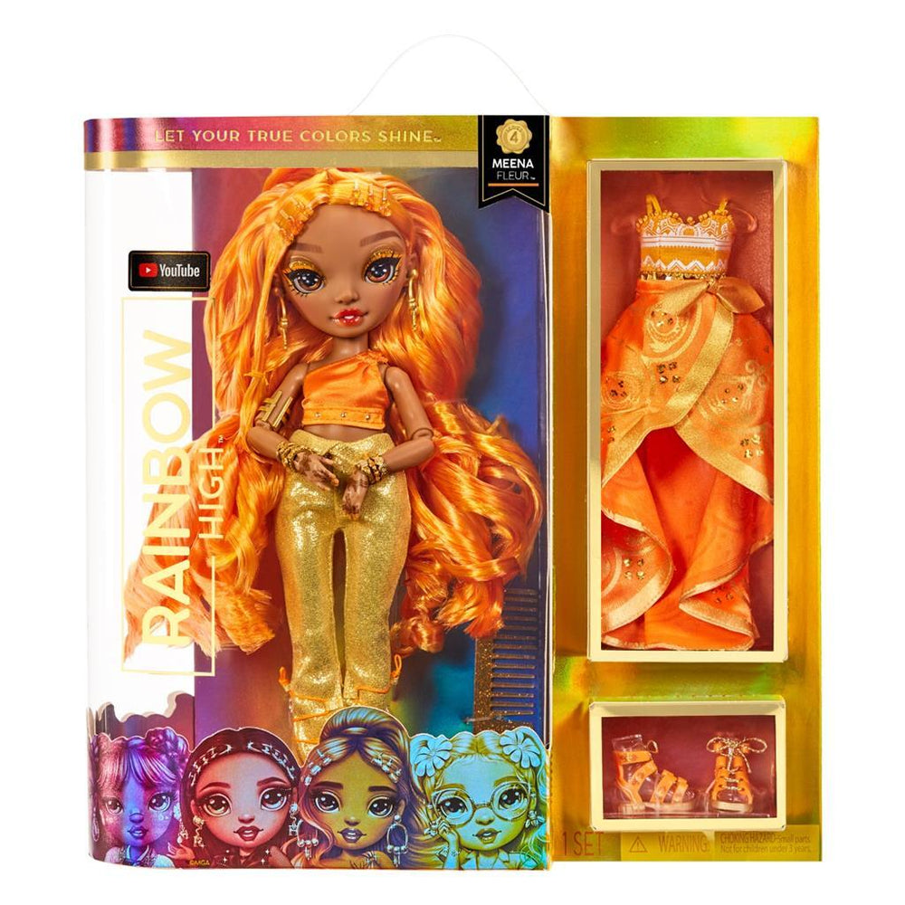 Rainbow High Poupée haute couture Rainbow High Meena + accessoires