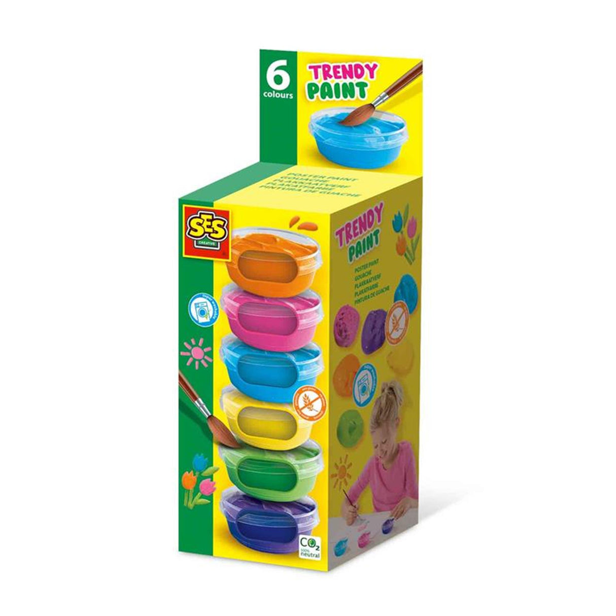Ses gouache trendy 6 x 45 ml