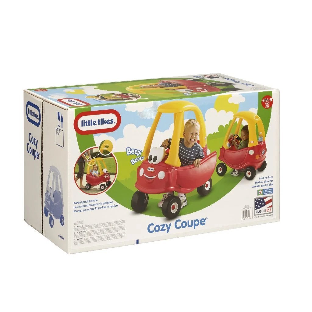 Little Tikes Cozy Coupe Walking Car 44x72x84 cm Rojo amarillo