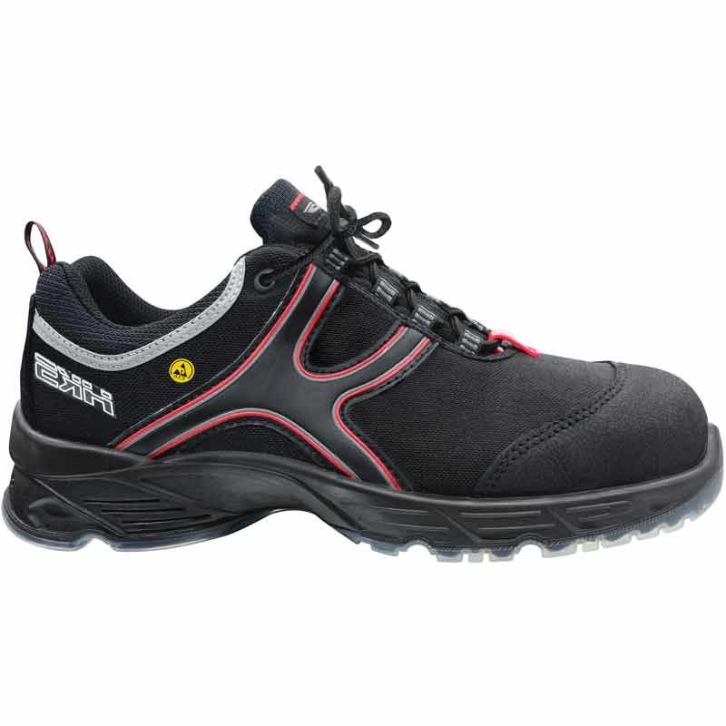 Hks werkschoen k2 ca laag s3 | zwart rood | maat 48 - 00.162.051.48