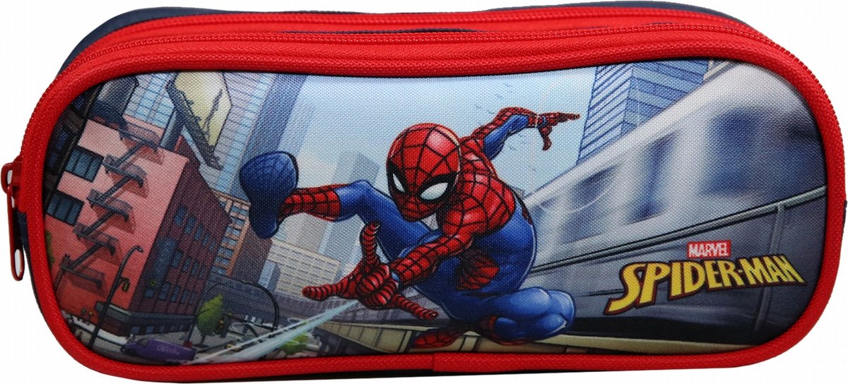 Jim jam pencil case marvel spiderman pen case 1 compartment with 1 zipper