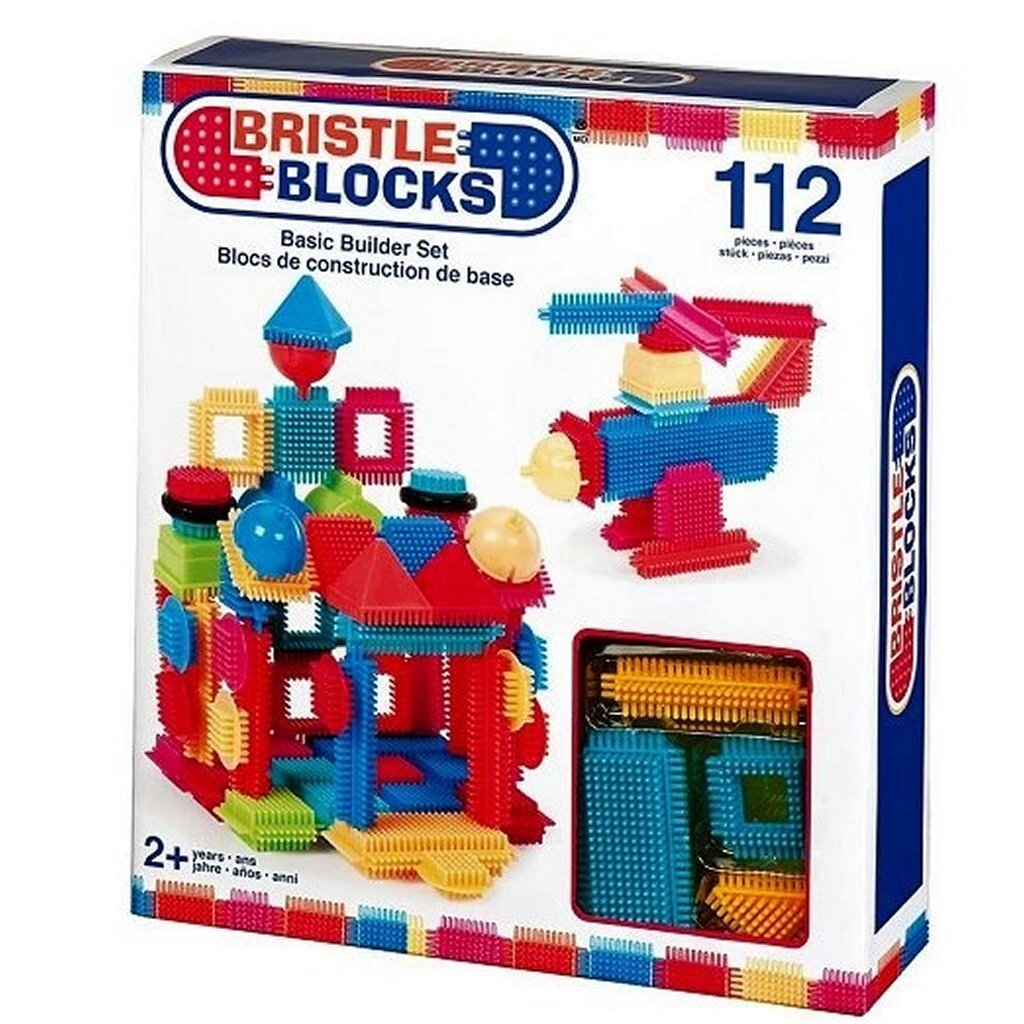 Bristle blocks starterset uitbreidingsset met 112 stuks