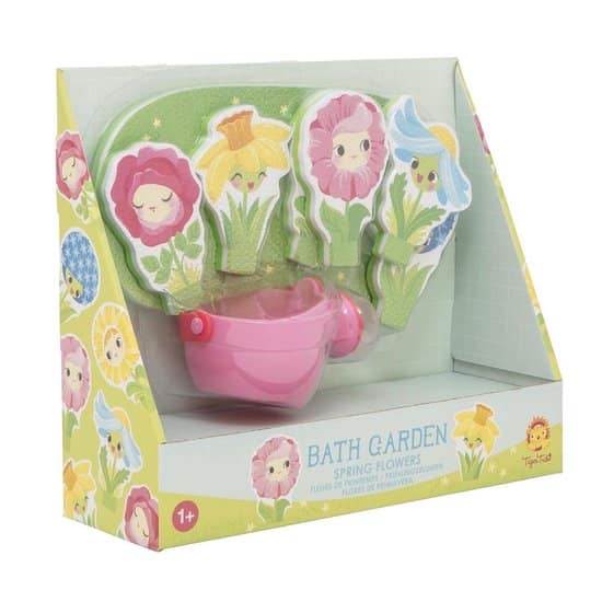 Dam tiger tribe bath flowers with watering can stick to the bath