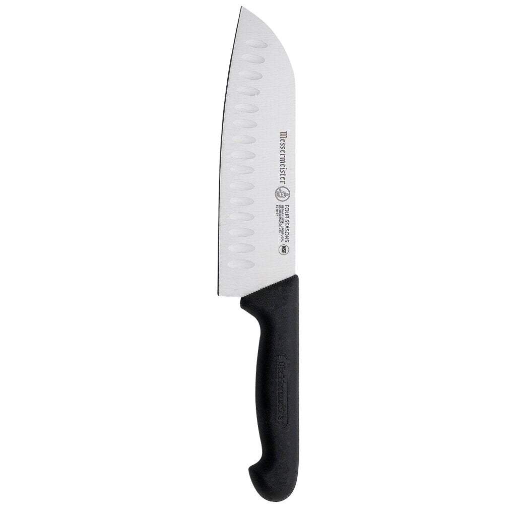Messermeister four seasons santokumes 18 cm rvs zwart