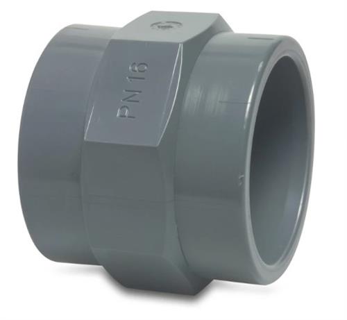 Pvc draadsok 63mm x 2 10 bar