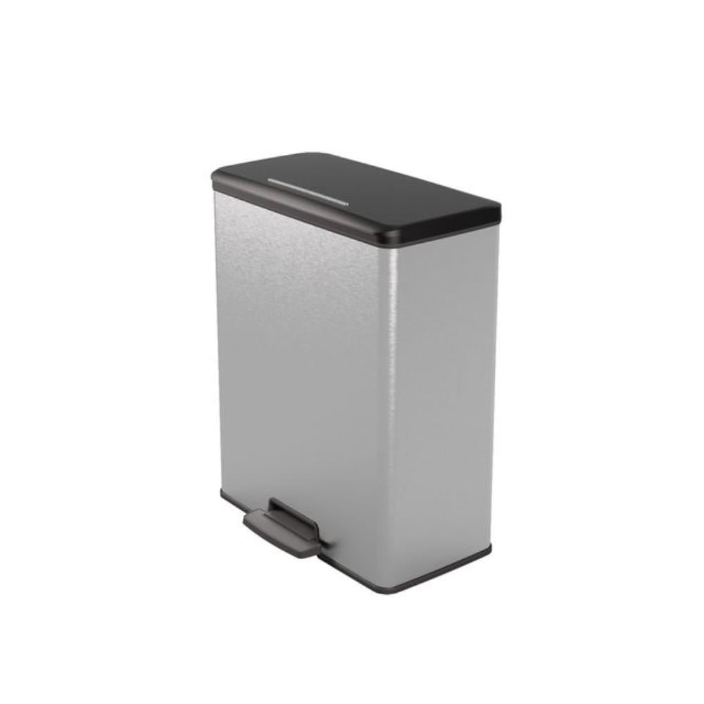 Curver deco bin duo 26l+26l silver