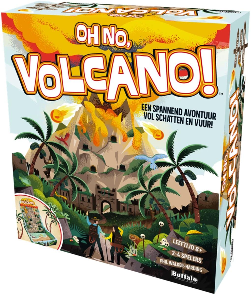 Asmodee oh no volcano het spannende familie spel vol actie
