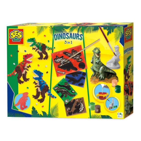 SES Dinosaur Craft Set, 3-in-1