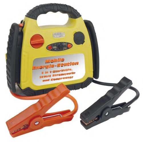 Brüder mannesmann brüder mannesmann käynnistysapu kompressorilla 12 v 7 ah