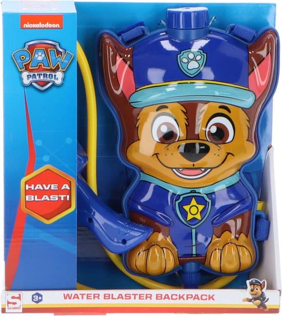 Dinotoys Apeldoorn water pistol paw patrol with backpack water reservoir