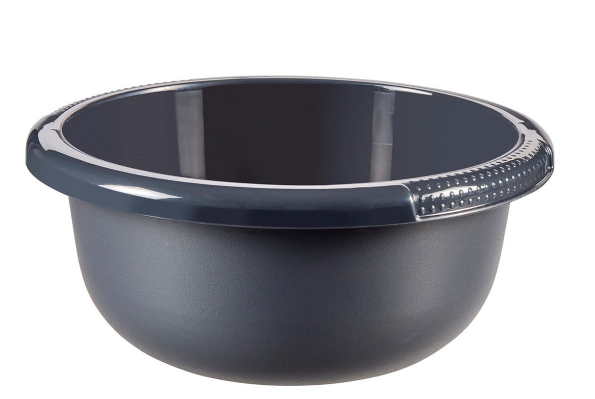 Évier à vaisselle Curver rond 2,5 l anthracite | 5 pièces