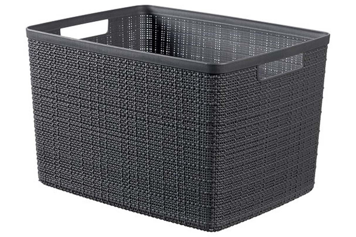 Panier de jute de curver 20 L anthracite