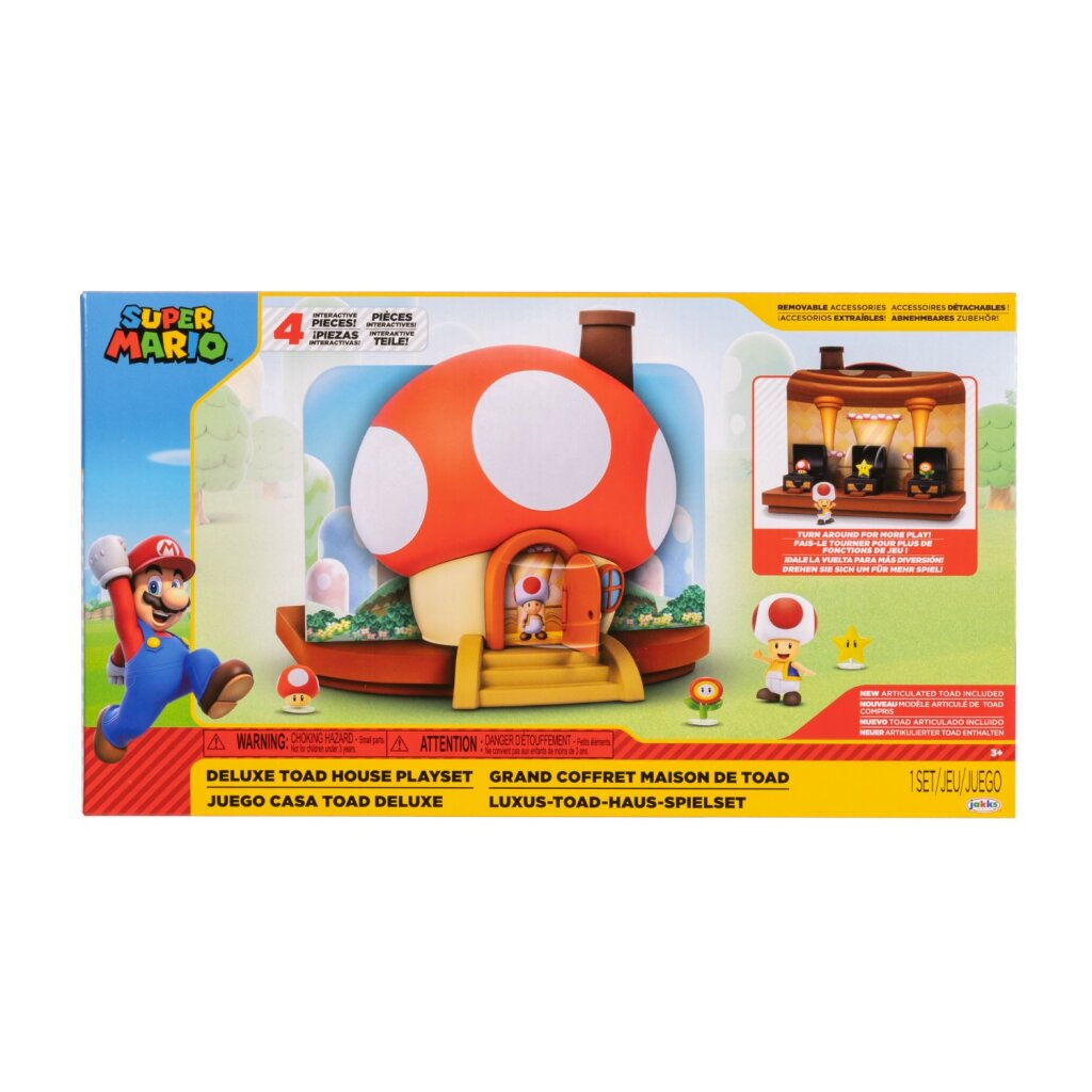 Jakks super mario toad house deluxe