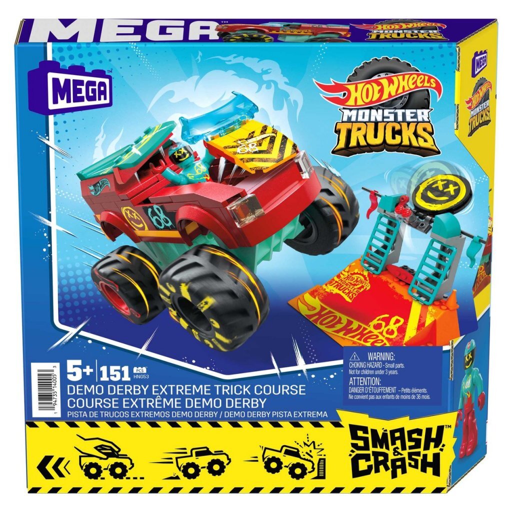 Mattel mega hot wheels demo derby extreme