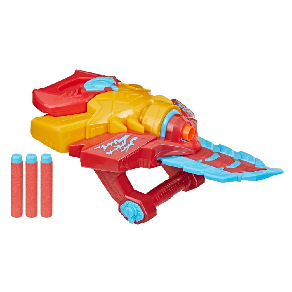 Nerf marvel mech strike lovci monster iron man + 3 šipky