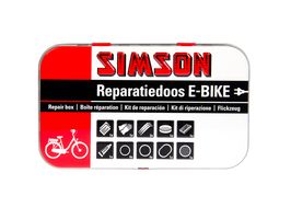 repair kit E-bike aluminum red white 14-piece