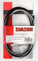 Simson RollerBrake Brake Cable Conjunto de acero inoxidable en la tarjeta de acero inoxidable