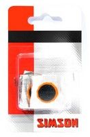 Nálepky na kulaté pneumatiky 16 mm černé 8 kusů