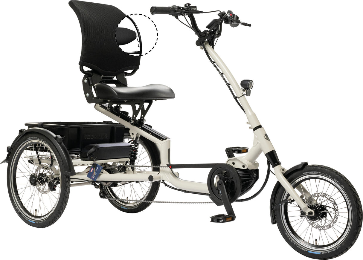 Pfautec electric shopping bike scoobo + (#1) e-threecy.pfau-tec scoobo + 16 20 14sp gray