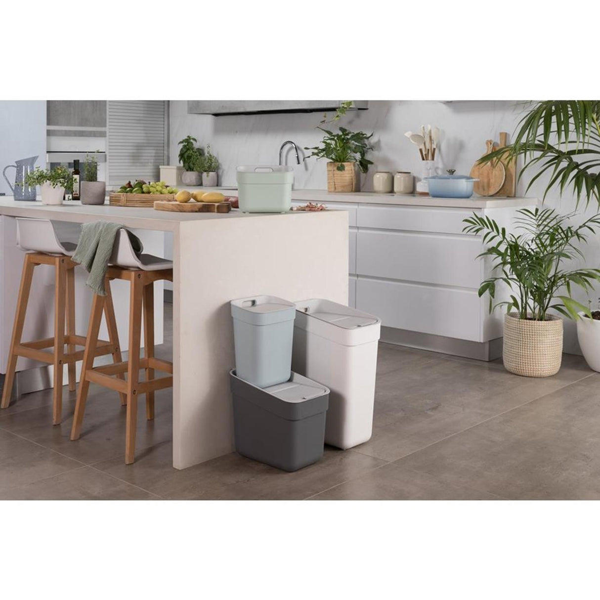 Curver bereit, 10 l Grau zu sammeln