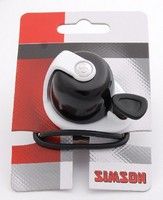 Simson bicycle bell Allure black and white on card