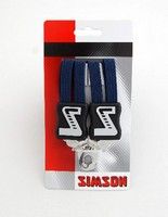 Simson Trio Short Quick Tie with 3 Ties - Navy Blue