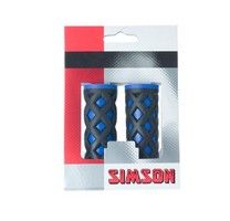 Simson Children's Handlebar Grips - Universal - Adjustable - Cobalt Black - Bicycle