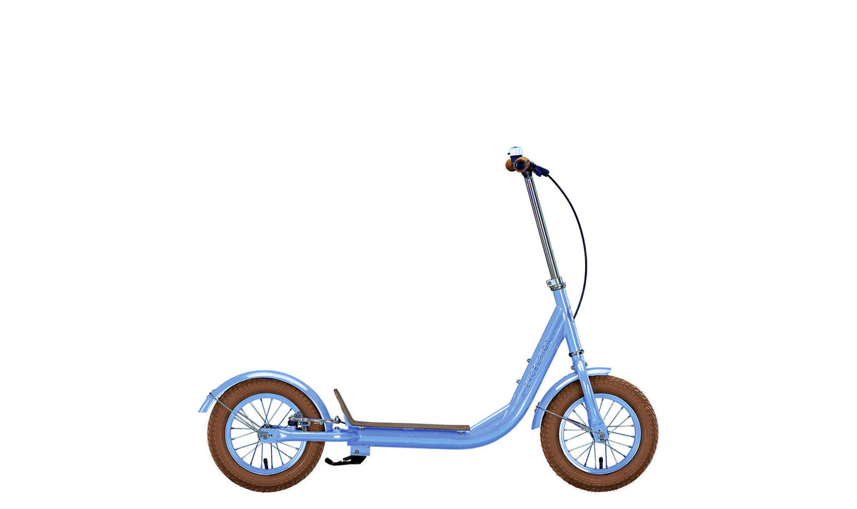 Excelsior step retro scooter (#1) scooter excels. retro grey blue