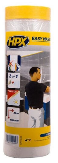 Hpx easy mask tapefolie fine line 2700mm x 20m