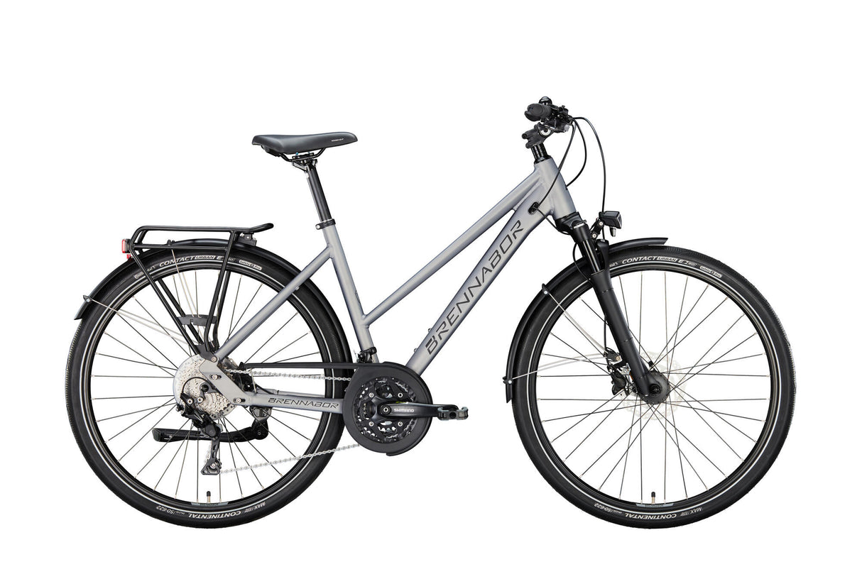 Brennabor trekkingfiets t-62 mod. 24 bike trekking t-62 28 50 trap. 30sp. grey black
