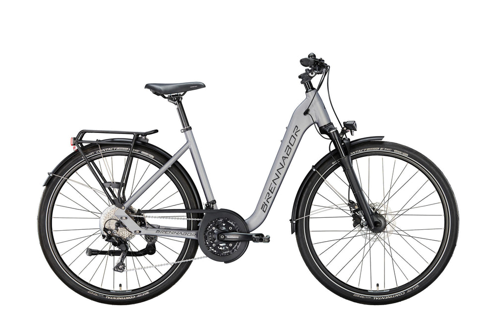 Brennabor trekkingfiets t-62 mod. 24 bike trekking t-62 28 45 wave 30sp. grey black