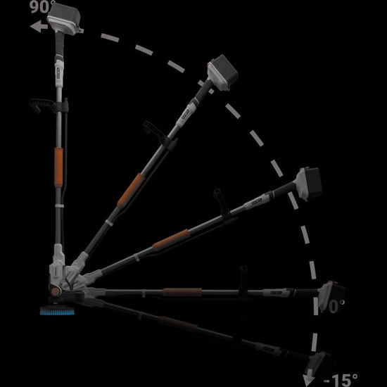 Ac ikerkefe akkumulátor tisztító kefe kefe nélküli (MaxxPack 18V).