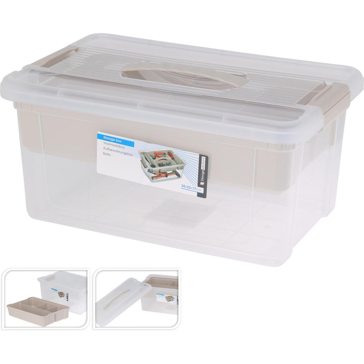 Stock storage box, 32x23x17cm