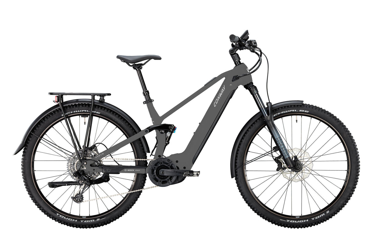 Conway elektrische suv xyron c 2.0 750 (#1) ebike conw.xyron c2.0 750 29 49 9sp full sus. grey