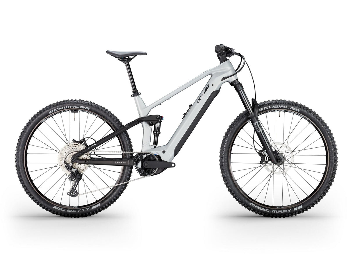 Conway elektrische mtb full-suspension xyron st 4.0 (#1) ebike conw.xyron st 4.0 29 46 12sp full sus.si bl