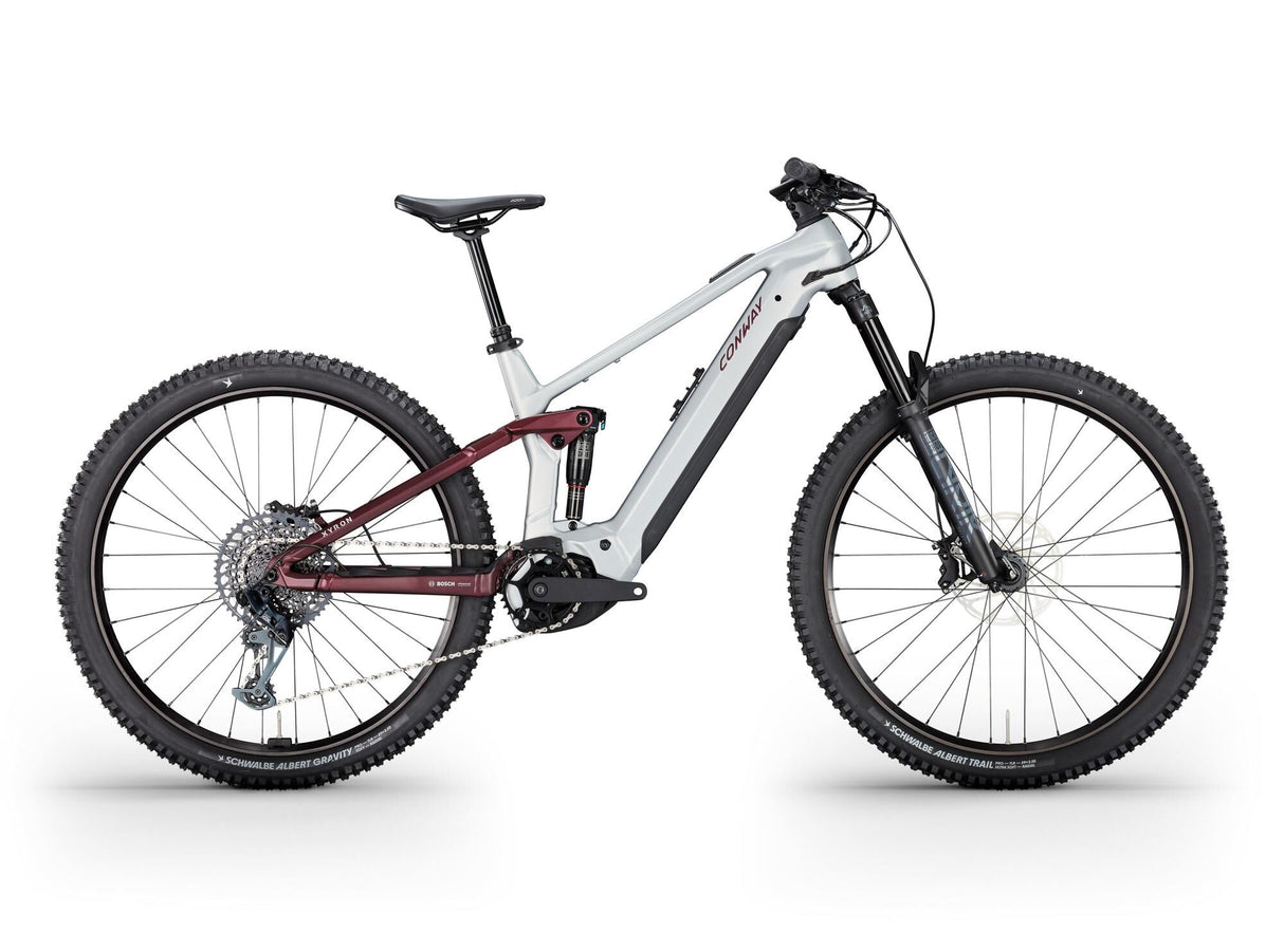 Conway elektrische mtb full-suspension xyron st 6.0 (#1) ebike conw. xyron st 6.0 29 46 12sp full sus.si vi