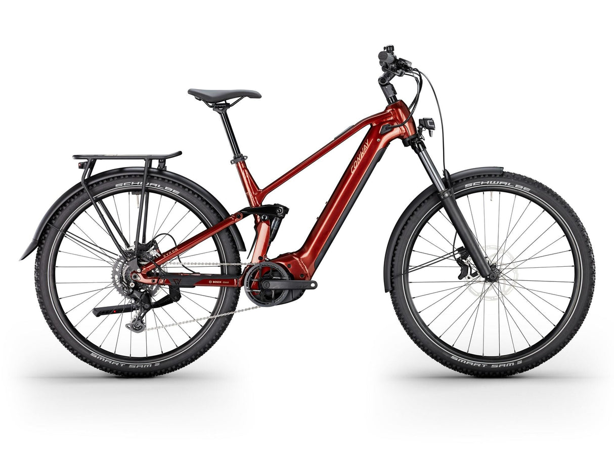 Conway elektrische suv xyron c 2.0 750 (#1) ebike conw.xyron c2.0 750 29 52 9sp full sus.rusted